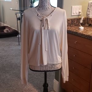 Express cream color casual top